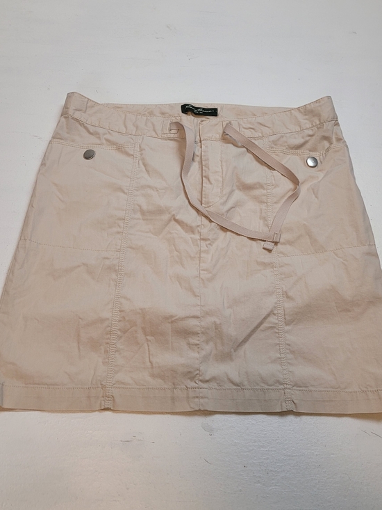 Eddie Bauer Dresses & Skirts - Eddie Bauer Neutral Beige Tie-Waist Mini Skirt